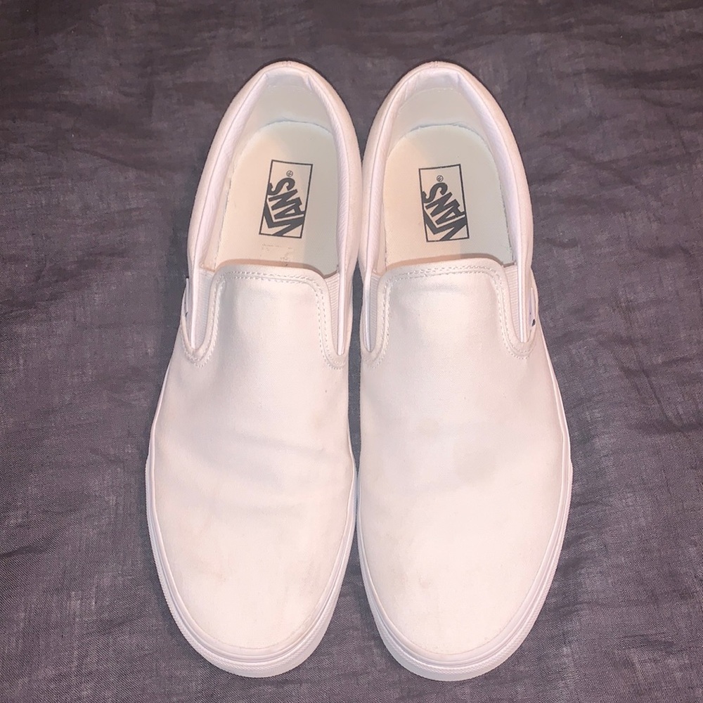 White Vans Slip-ons